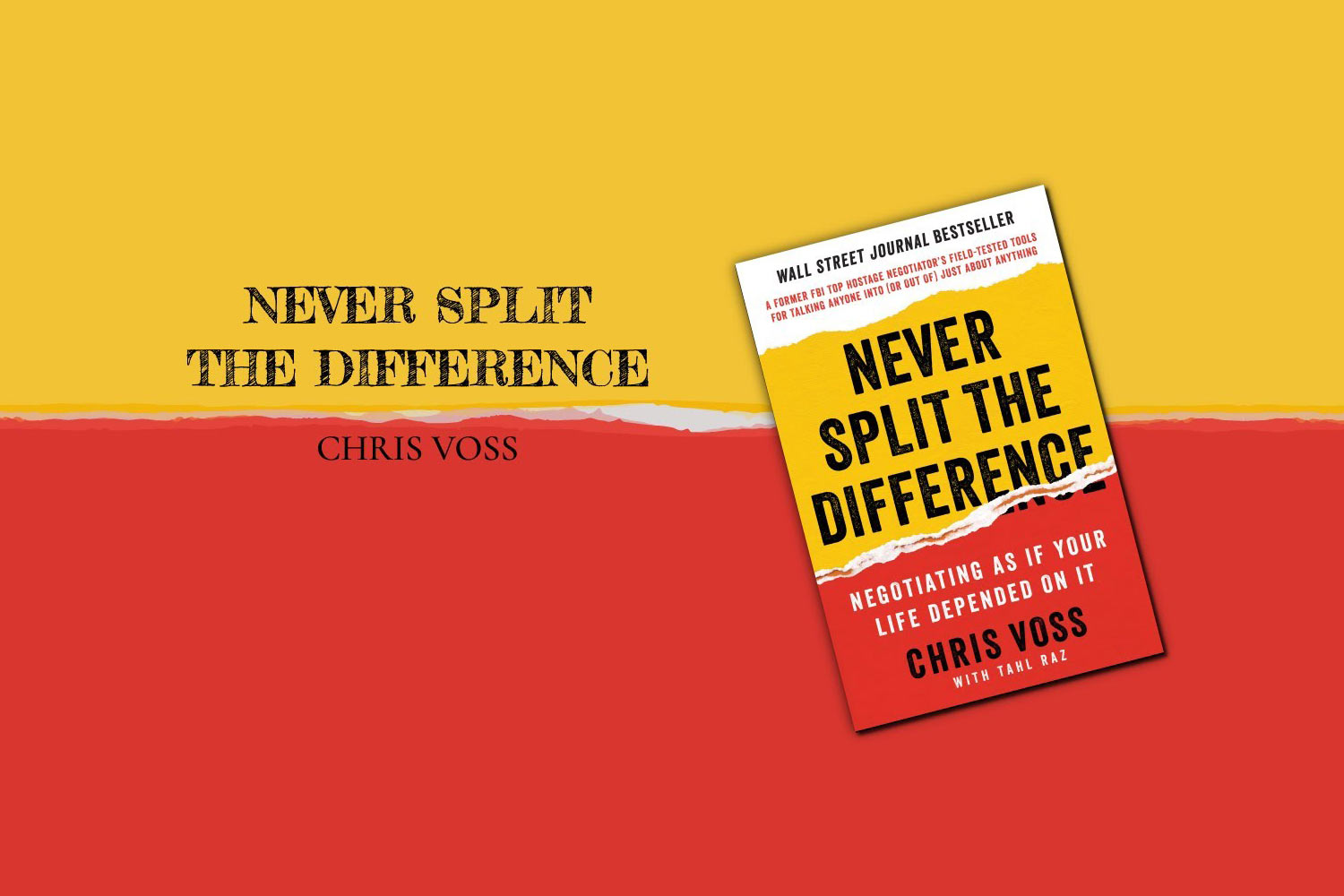 Never Split the Difference Book